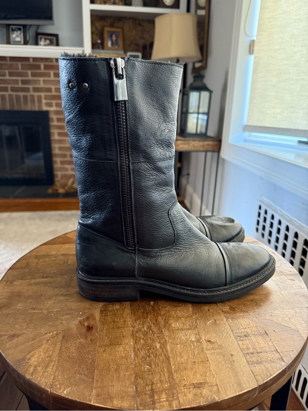 Les Tropeziennes Cap Toe Leather Boots 41/9